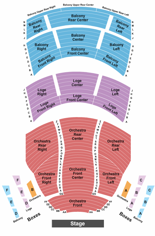 procter and gamble hall cincinnati seating chart